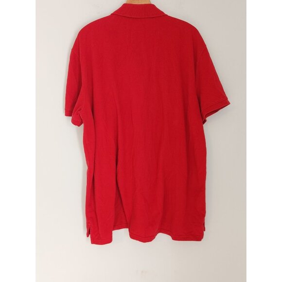 St John's Bay Comfort Flex Polo Shirt Classic Fit Golf Red XXL 2XL - Picture 2 of 8